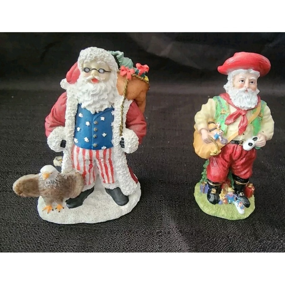 The International Santa Claus Collection 1996 Padre Nicholas Brazil Patriotic 02